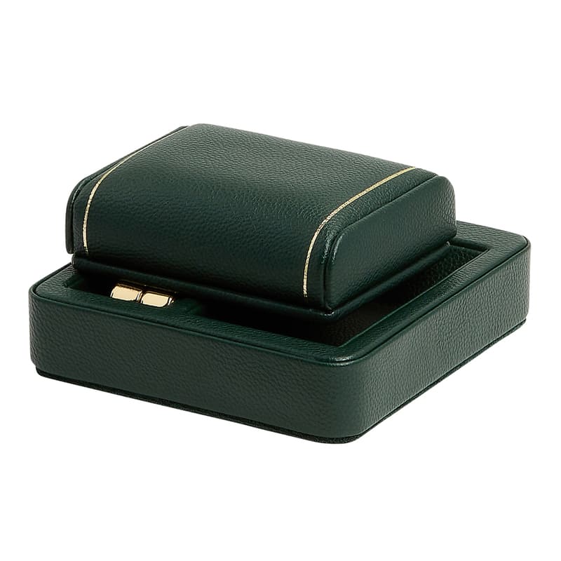 WOLF | British Racing Single Travel Watch Stand | Green