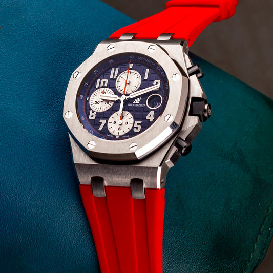 Audemars Piguet | TEMPOMAT | Red Rubber Strap