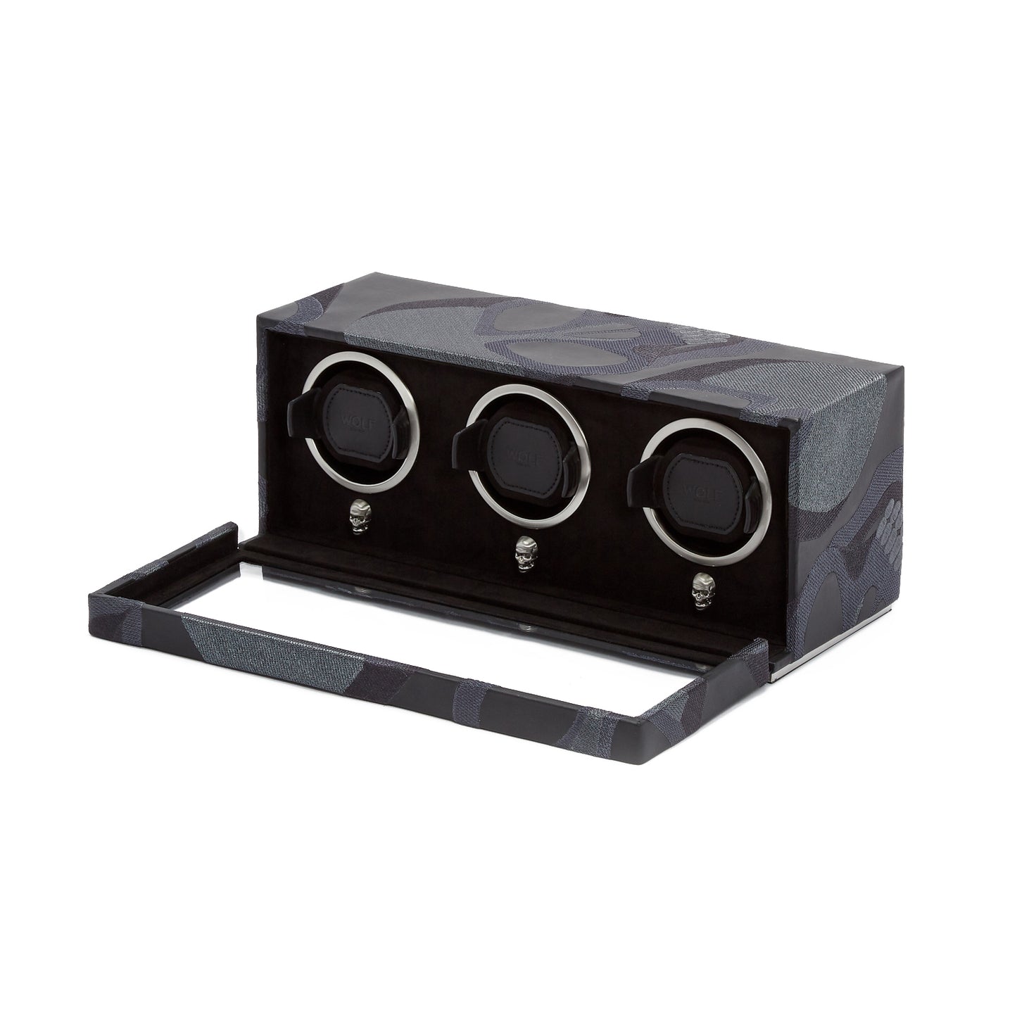WOLF - Memeto Mori Triple Winder - Black