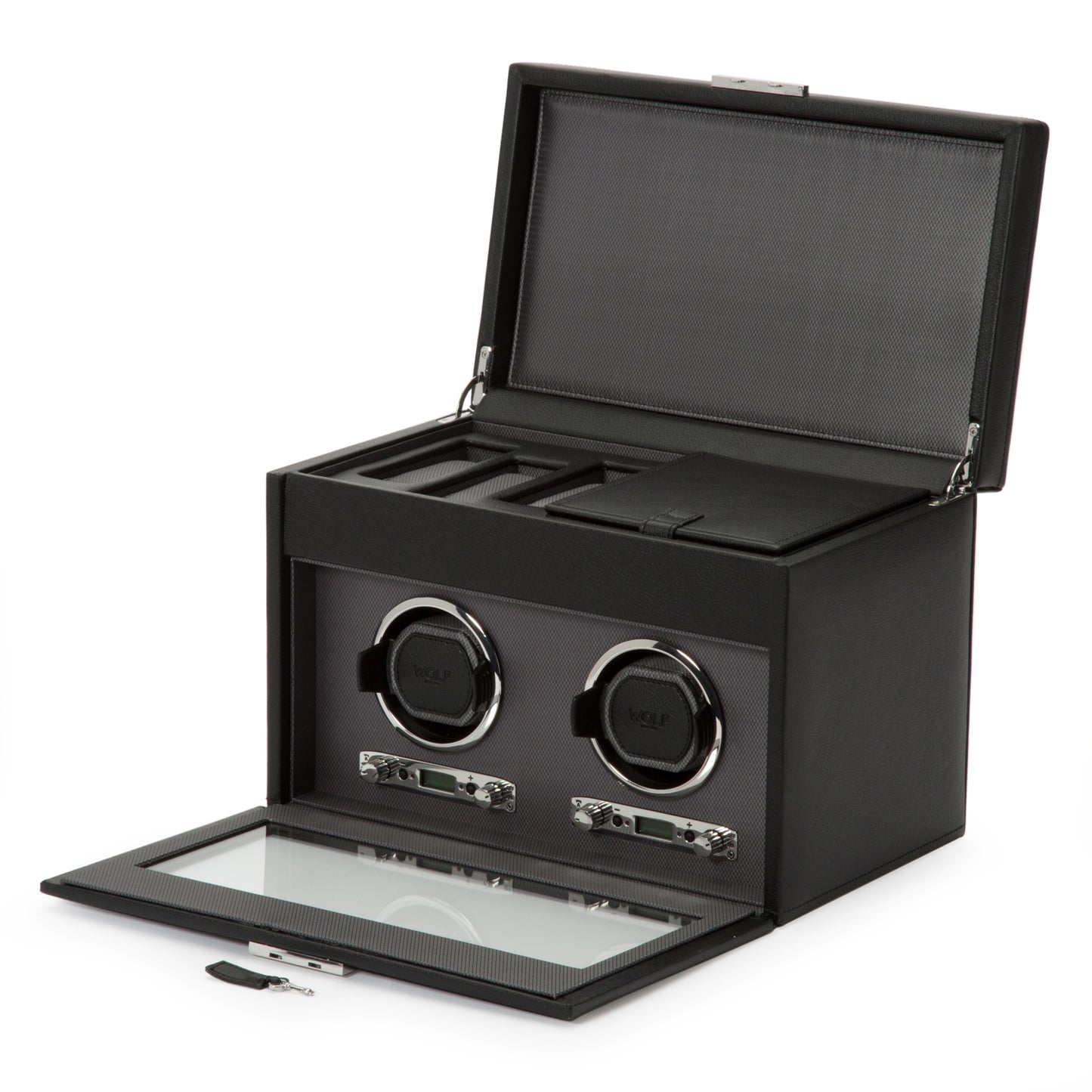 WOLF - Viceroy Double Winder with Storage - Black