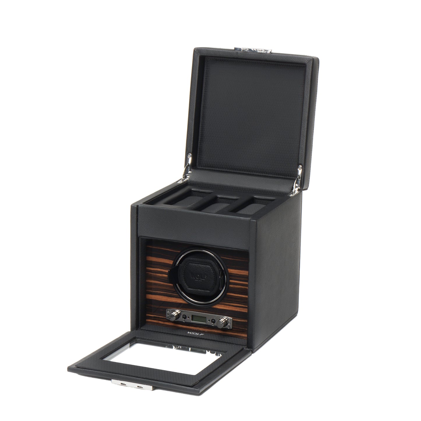 WOLF - Roadster Single Winder with Storage - Black