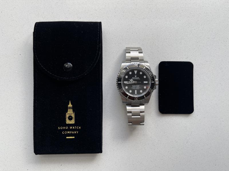 SOHO WATCH CO - Battersea Black Watch Travel Pouch