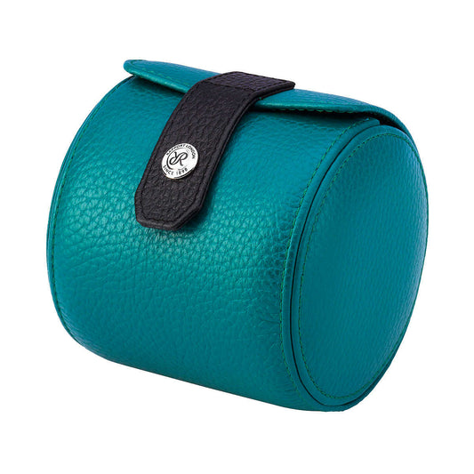RAPPORT - Cooper Single Watch Roll - Teal & Black