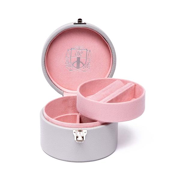 RAPPORT - Grey Round Jewellery Box