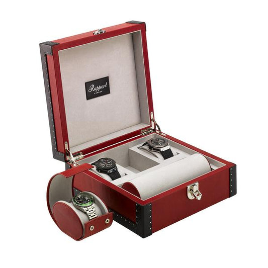 RAPPORT - Kensington Six Watch Box - Red