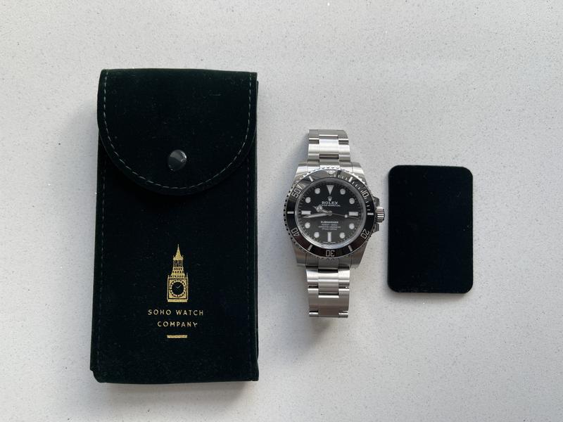 SOHO WATCH CO - Battersea Black Watch Travel Pouch