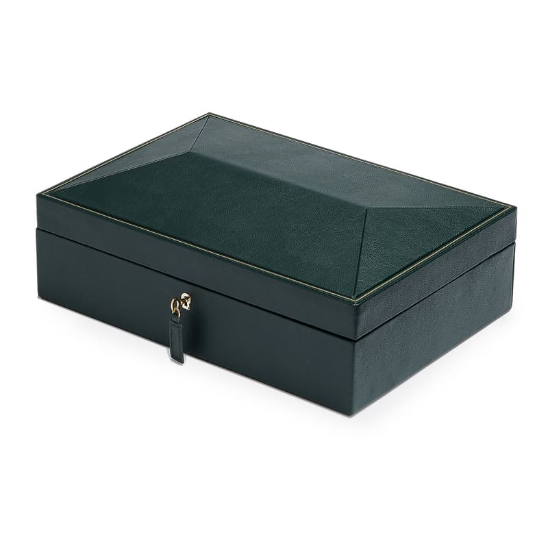 WOLF | British Racing 8 Piece Watch Box | Green
