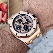 Load image into Gallery viewer, Audemars Piguet | TEMPOMAT | Grey Rubber Strap
