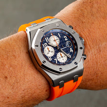 Load image into Gallery viewer, Audemars Piguet | TEMPOMAT | Orange Rubber Strap
