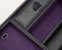 Load image into Gallery viewer, WOLF  -  Blake Valet Tray With Cuff - Black Pebble
