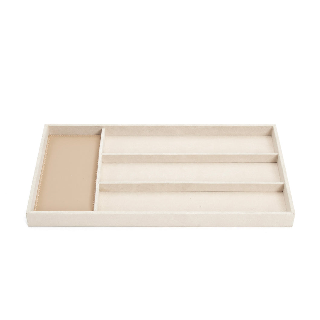 WOLF  -  Vault 3pc Watch Strap Tray Insert - Beige