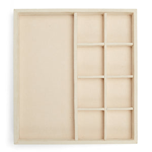 WOLF  -  Vault Half Insert - Earring Multi Compartment - Beige
