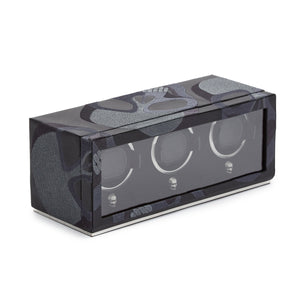 WOLF  -  Memeto Mori Triple Winder - Black