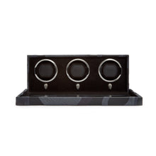 Load image into Gallery viewer, WOLF  -  Memeto Mori Triple Winder - Black
