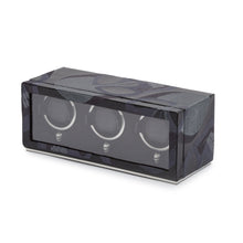 Load image into Gallery viewer, WOLF  -  Memeto Mori Triple Winder - Black
