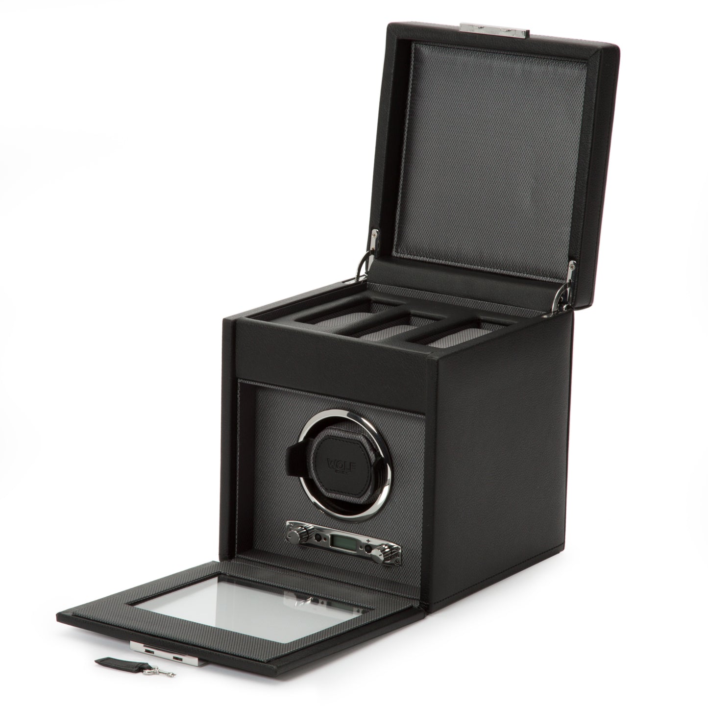 WOLF  -  Viceroy Single Winder with Storage - Black