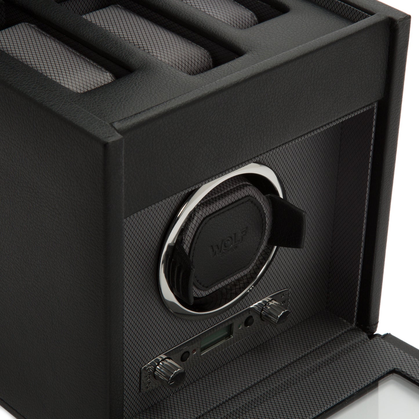 WOLF  -  Viceroy Single Winder with Storage - Black