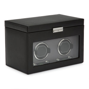 WOLF  -  Viceroy Double Winder with Storage - Black