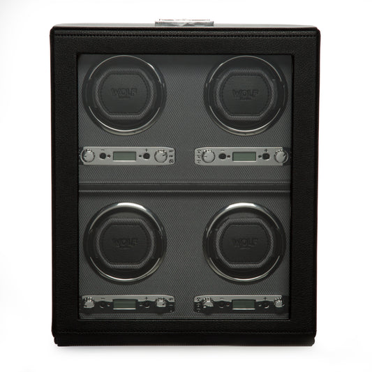WOLF  - Viceroy 4 Piece Winder - Black