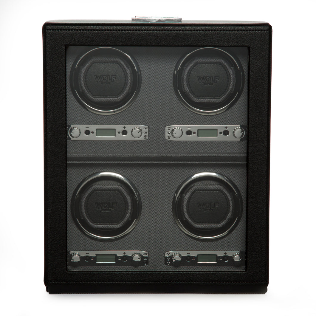 WOLF  - Viceroy 4 Piece Winder - Black