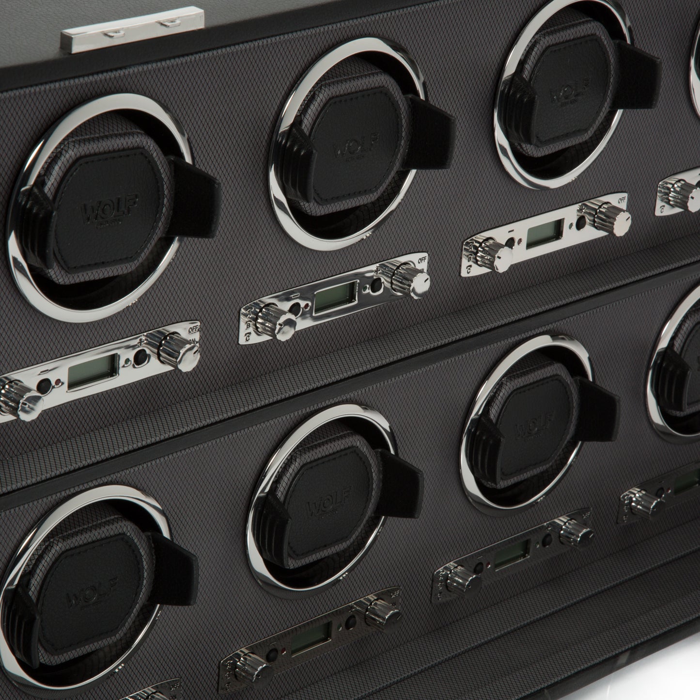 WOLF  -  Viceroy 8 Piece Winder - Black