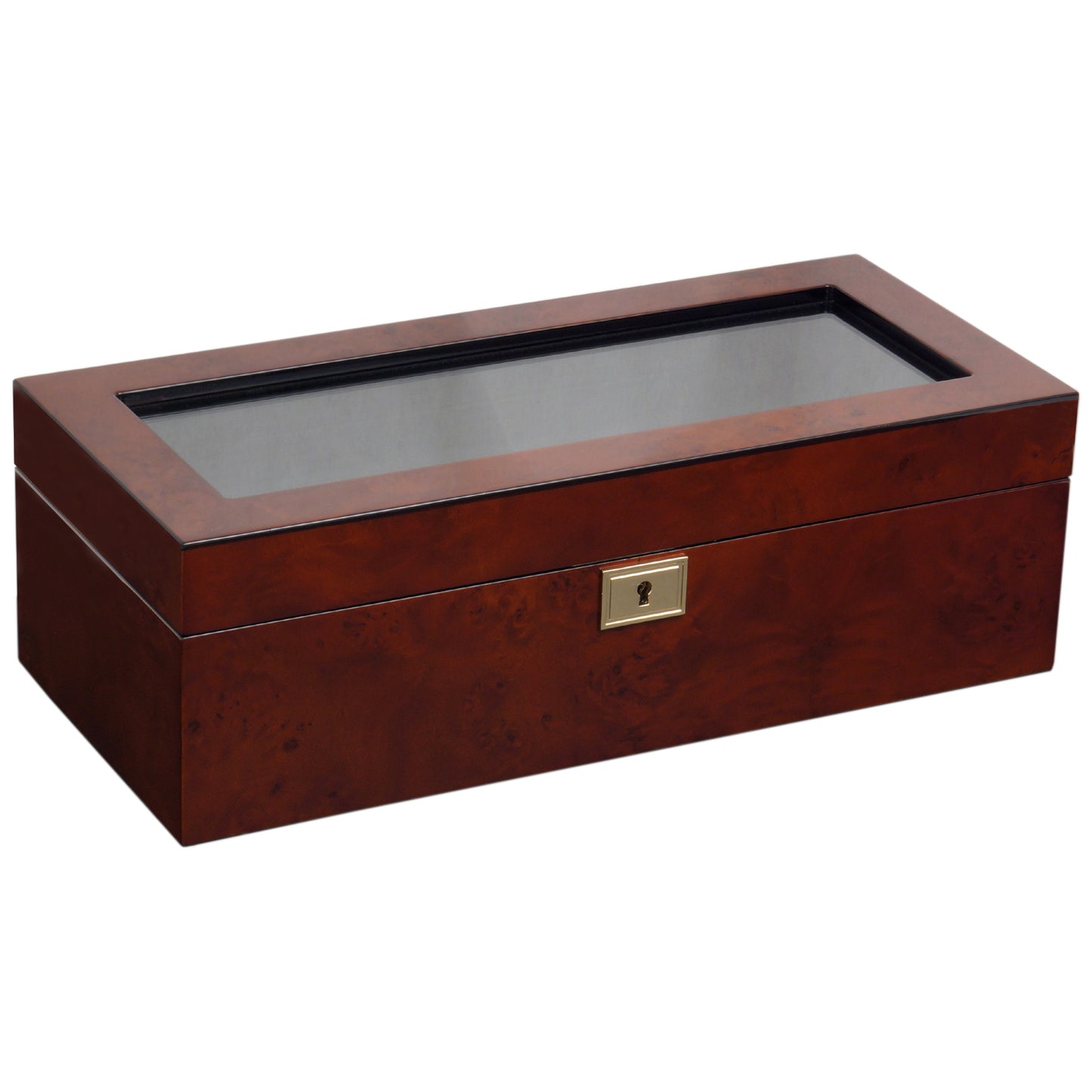 WOLF  -  Savoy 5 Piece Watch Box - Burlwood