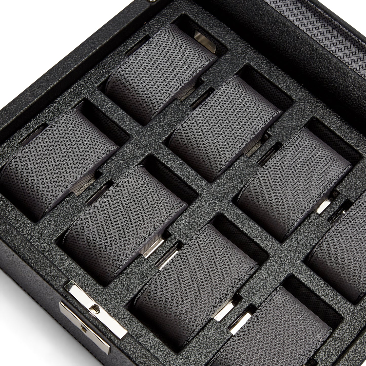 WOLF  -  Viceroy 8 PC Watch Box - Black