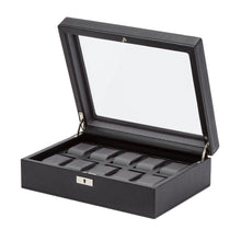 Load image into Gallery viewer, WOLF  -  Viceroy 10 PC Watch Box - Black
