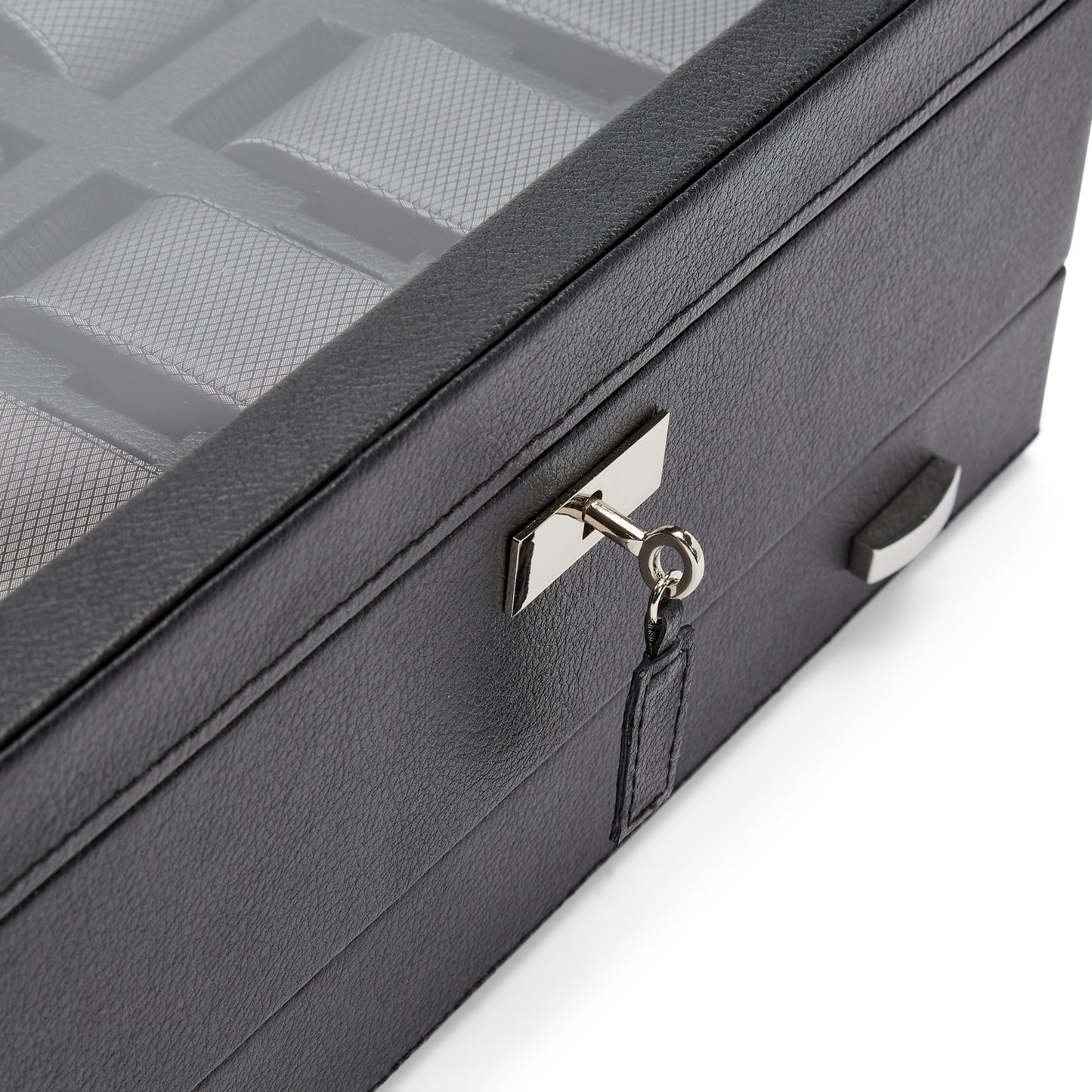 WOLF  -  Viceroy 10 PC Watch Box with Drawer - Black