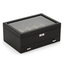 Load image into Gallery viewer, WOLF  -  Roadster 10 PC Watch Box w/ Drawer
