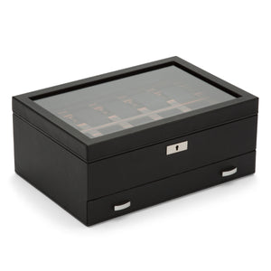 WOLF  -  Roadster 10 PC Watch Box w/ Drawer