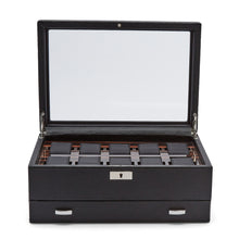 Load image into Gallery viewer, WOLF  -  Roadster 10 PC Watch Box w/ Drawer
