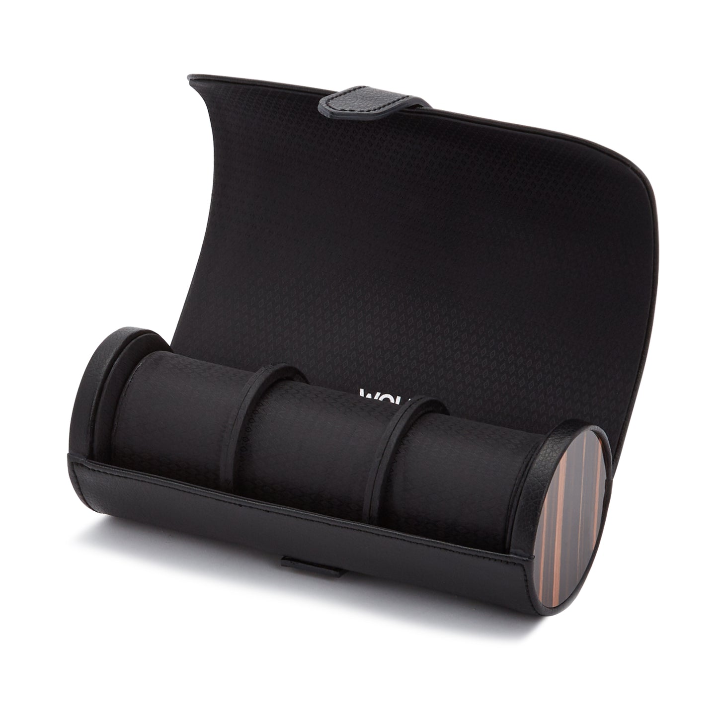 WOLF  -  Roadster Triple Watch Roll - Black
