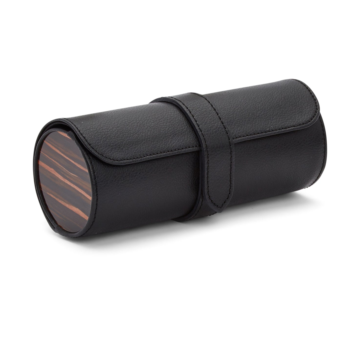WOLF  -  Roadster Triple Watch Roll - Black
