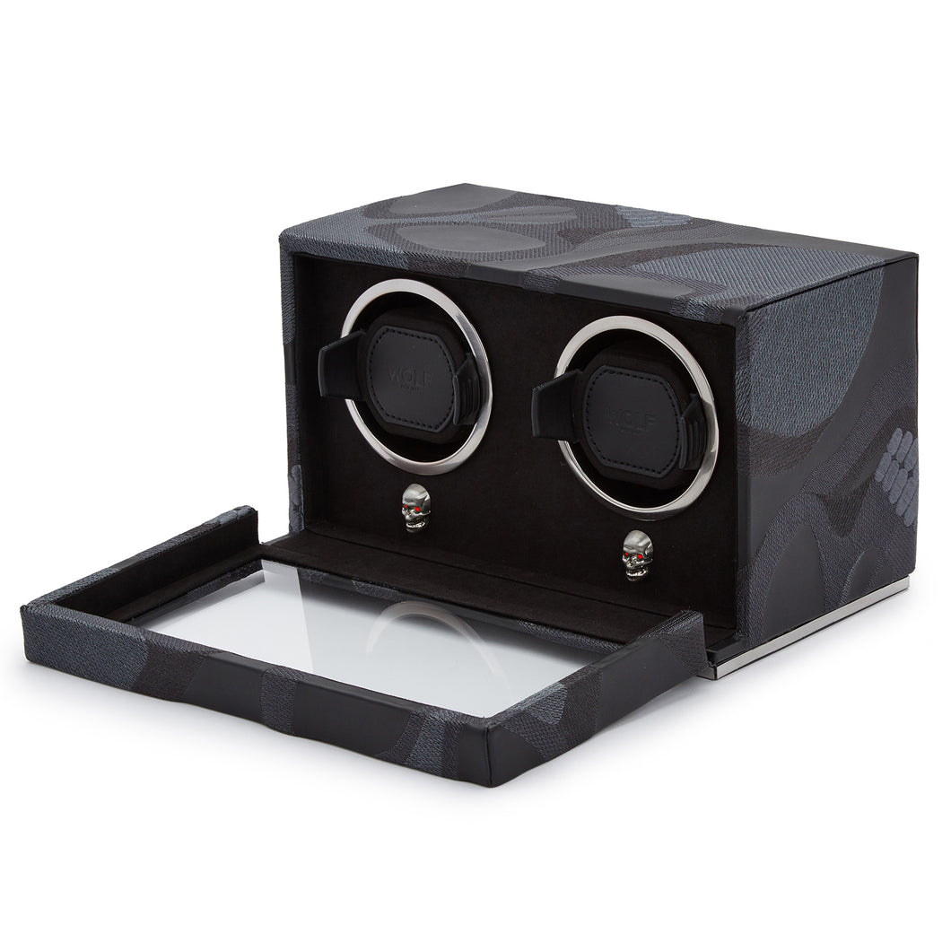 WOLF  -  Memento Mori Double Cub Watch Winder