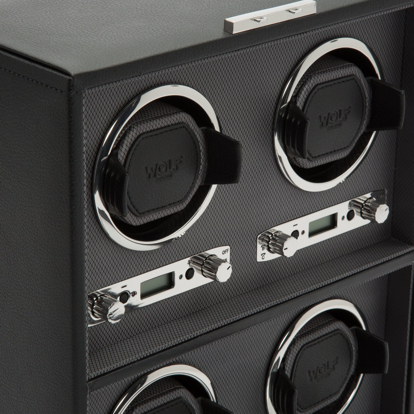 WOLF  - Viceroy 4 Piece Winder - Black