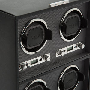 WOLF  - Viceroy 4 Piece Winder - Black