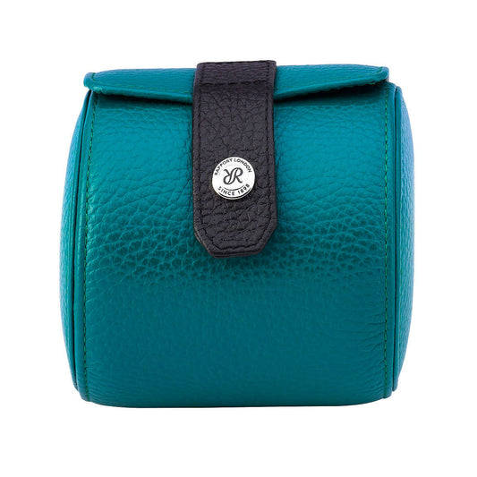 RAPPORT  -  Cooper Single Watch Roll - Teal & Black