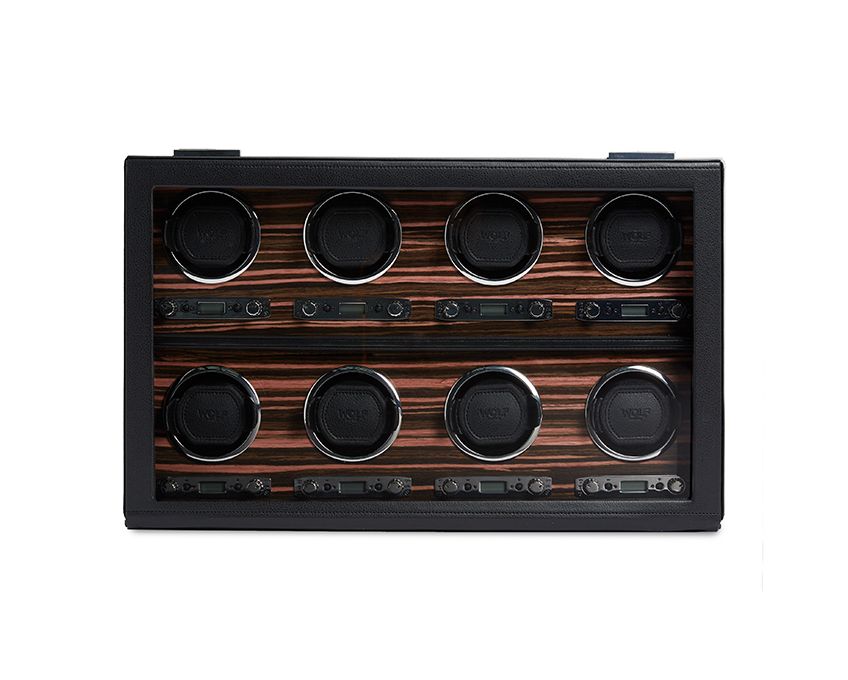 WOLF  -  Roadster 8 Piece Winder - Black