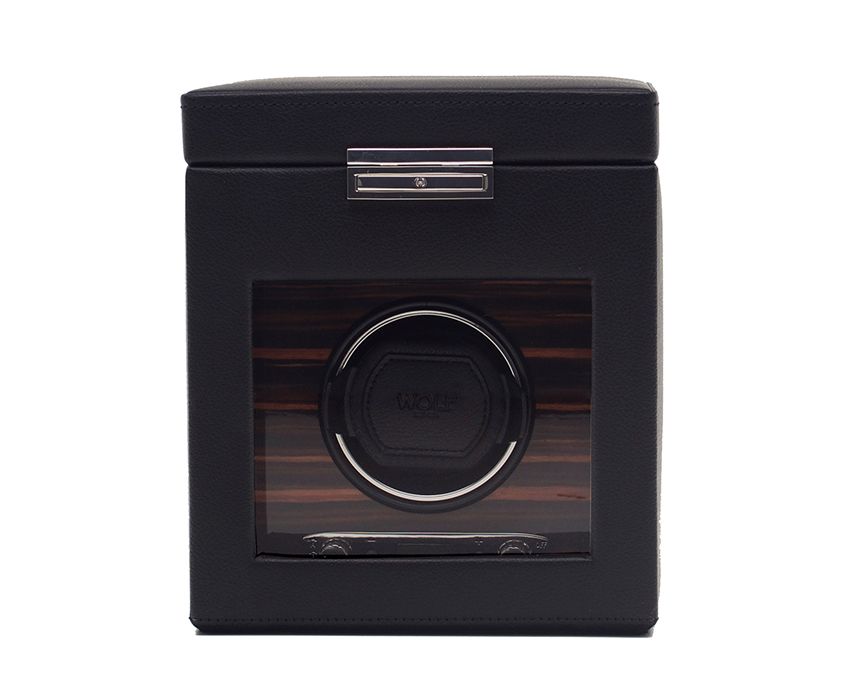 WOLF  -  Roadster Single Winder with Storage - Black