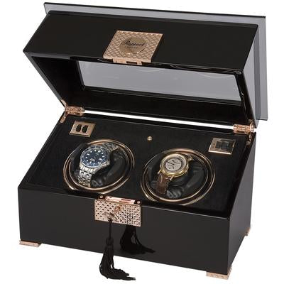 RAPPORT  -  Black Rose Duo Watch Winder