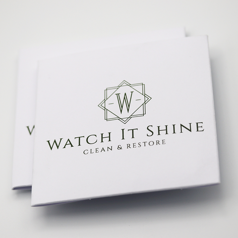 WATCH IT SHINE  -  Luxury White Polishing Cloths